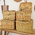 Canasto rectangular JUNCO CON TAPA | grande |