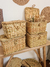 Canasto rectangular JUNCO CON TAPA | grande | - MERLINA home♡deco