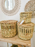 Canasto JUNCO CON TAPA | MEDIANO | - comprar online