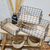 CANASTO METALICO BASE DE MADERA | GRANDE | - comprar online
