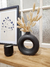 FLorero Ceramica rosca | Negro |