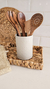 ESPUMADERA DE MADERA | DETALLE CUERO | - comprar online