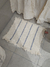 Alfombra rayas grises | 0.50x0.60 m| - comprar online