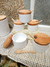 AZUCARERA DE CERAMICA | TAPA MADERA | - comprar online