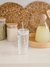 VASO DE VIDRIO CON SORBETE | LABRADO | - MERLINA home♡deco