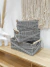 Canasto rectangular soga | Grande - Gris |