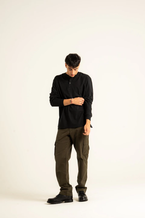 Remera Henley - Clifftone