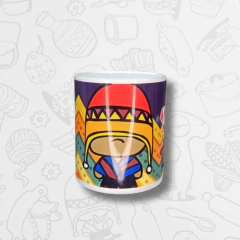 TAZA PLÁSTICA CERROS COLORES - comprar online