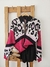 Cardigan FELI PRINT ROSA - comprar online