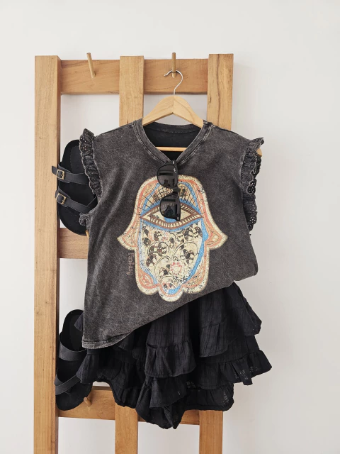 Musculosa FATIMA BRODERIE NEVADO - comprar online