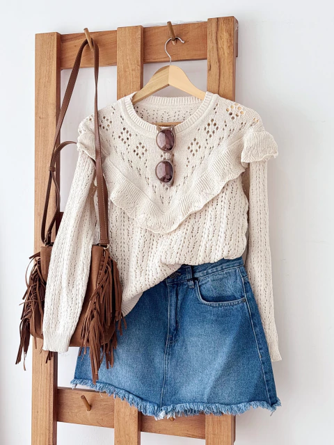 Sweater FAN CREMA - comprar online