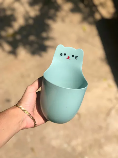 Pote organizador gatinho