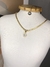 Colar Malha com Pingente Folheado a Ouro