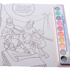 LIVRO COM AQUARELA - Daniel e os Leões - comprar online