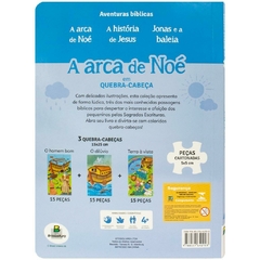 QUEBRA - CABEÇA AVENTURAS BÍBLICAS : A Arca de Noé - comprar online