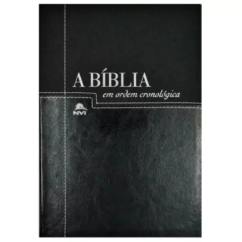 BÍBLIA NVI EM ORDEM CRONOLÓGICA - Preto