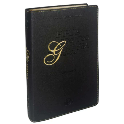 RA085BGLG BÍBLIA DE ESTUDO DE GENEBRA - LETRA GRANDE PRETA