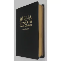 RA067 BÍBLIA COM HINÁRIO NC Letra Gigante Preto - comprar online
