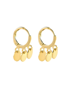 Mini Argola 3 Medalhas Douradas - comprar online