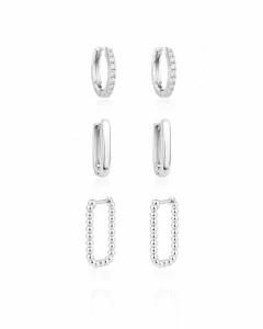 Trio Mini Argola Bossa