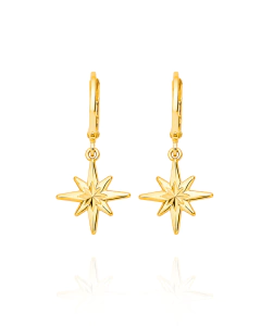 Mini argola Estrela Maior Dourado