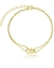 PULSEIRA CORAÇÕES ENTRELAÇADOS DOURADO