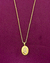 COLAR OVAL CRAVEJADO DOURADO - comprar online