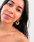ARGOLA LEQUE DOURADA - comprar online