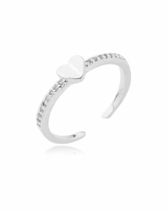 ANEL CORAÇÃO DOBRADO REGULÁVEL - comprar online