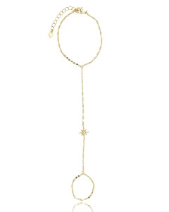 HANDCHAIN PULSEIRA ESTELAR GLOW DOURADA - comprar online