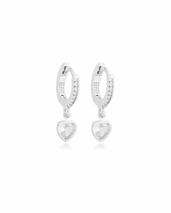 MINI ARGOLA CORAÇÃO CRISTAL - comprar online