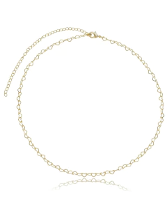 CHOKER CORAÇÃO VAZADO DOURADO - comprar online