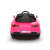 Coche a batería infantil Mercedes Benz modelo CLS 350 color rosa visto desde atrás