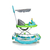 Aandador Mecedor Con Capota 7023 Love - comprar online