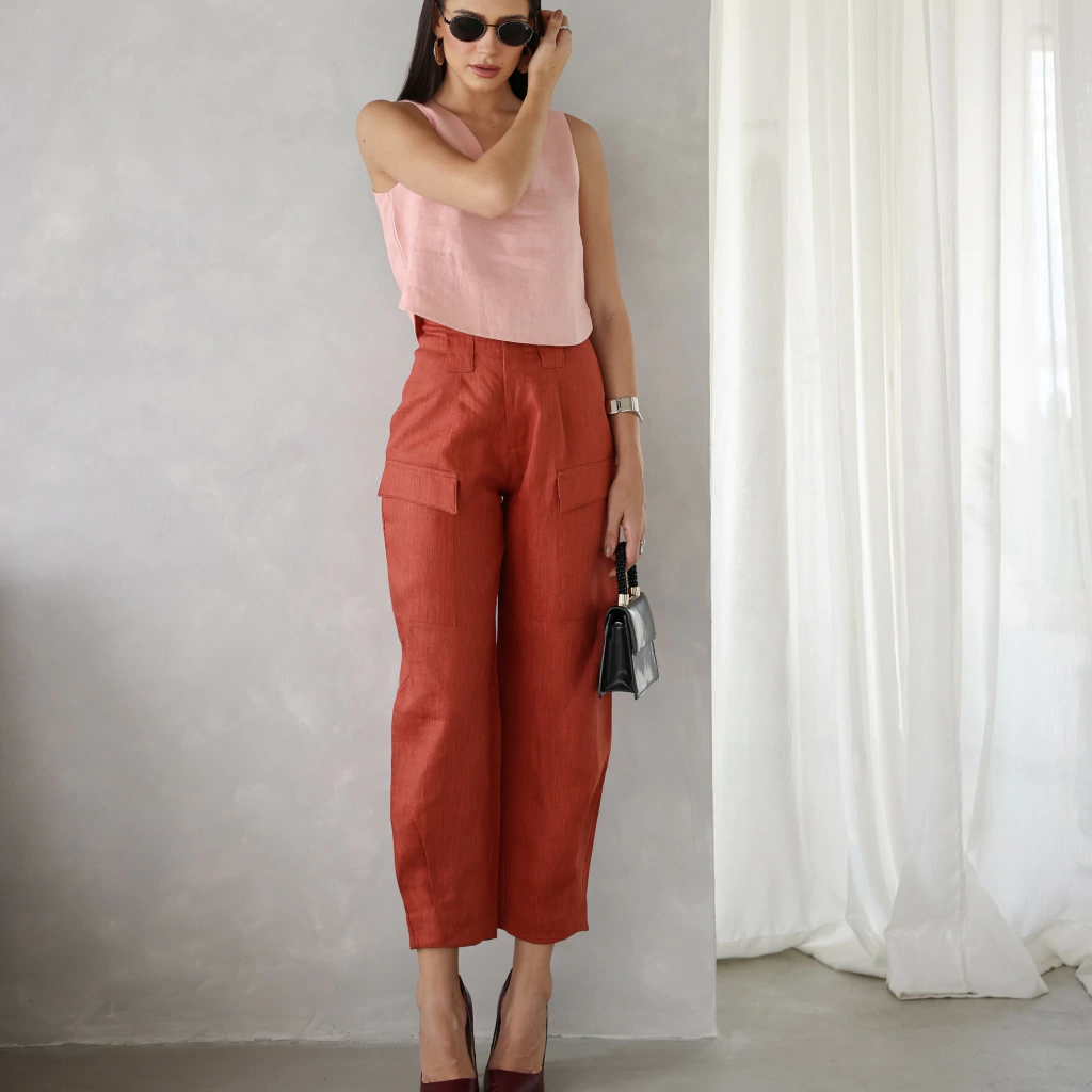 Calça Lily Terracota