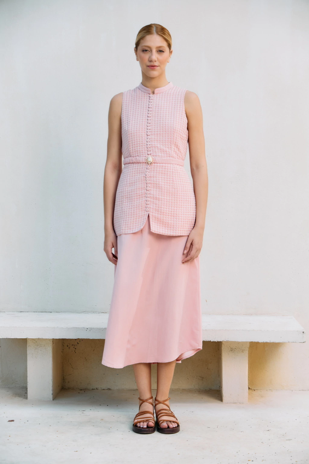 Vestido Orvalho Rosa