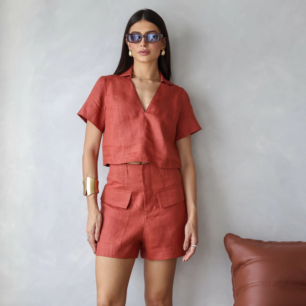 Short Luna Terracota