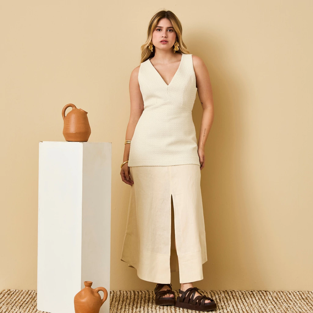 Vestido Sophia Creme