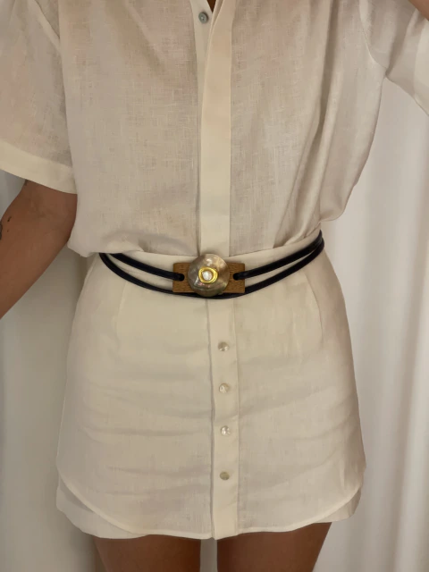 Short Saia Entardecer Off White