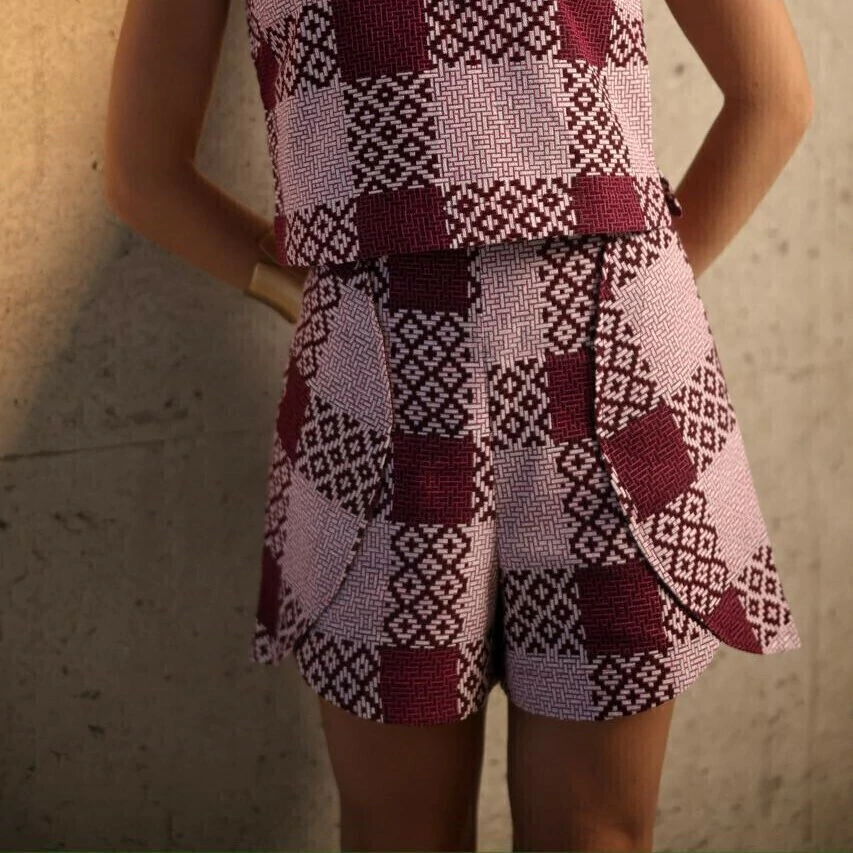 Short Saia Gabi Colorido