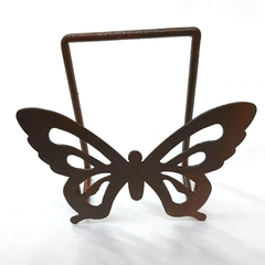 Servilletero óxido mariposa