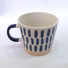 Tazas conicas con diseño en azul. - comprar online