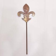 Tutor flor de lis oxido