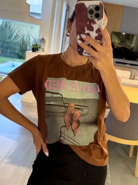REMERA LOVE RED - comprar online