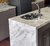 Adesivo Revestimento Gold Pedras Mármore Carrara - comprar online