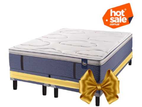 SOMMIER Queen 160x200x32.5 SERTA Pensilvania