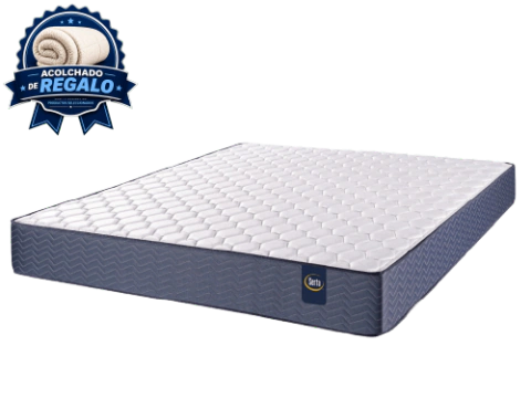 COLCHÓN KING 180x200x24 ESPUMA SERTA MISSOURI