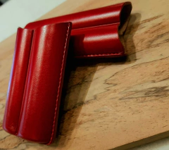 Purera Lubinski de cuero Italiano dos divisiones cepo medio Chica en internet