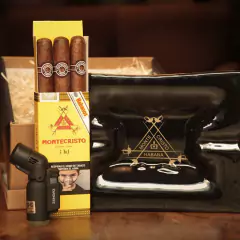BOX #27 - MONTECRISTO N°4 CON ACCESORIOS ESPECIALES