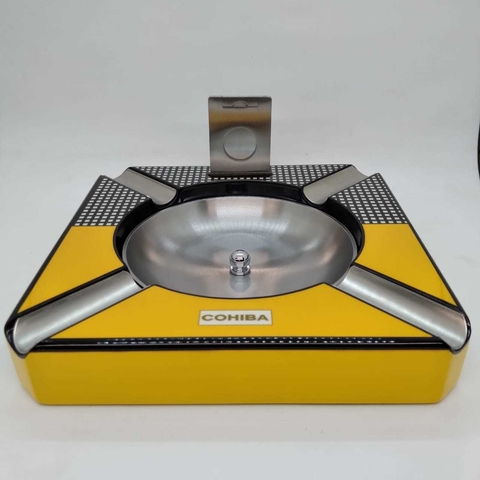 Cenicero marcas COHIBA de 19 x 19 cm. para 4 habanos
